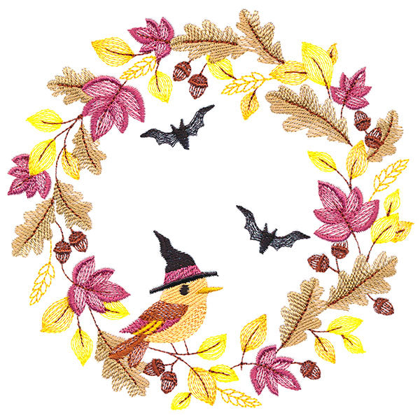 Fall Birdie in Botanicals