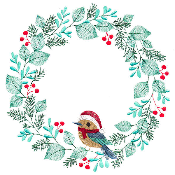 Winter Birdie in Botanicals