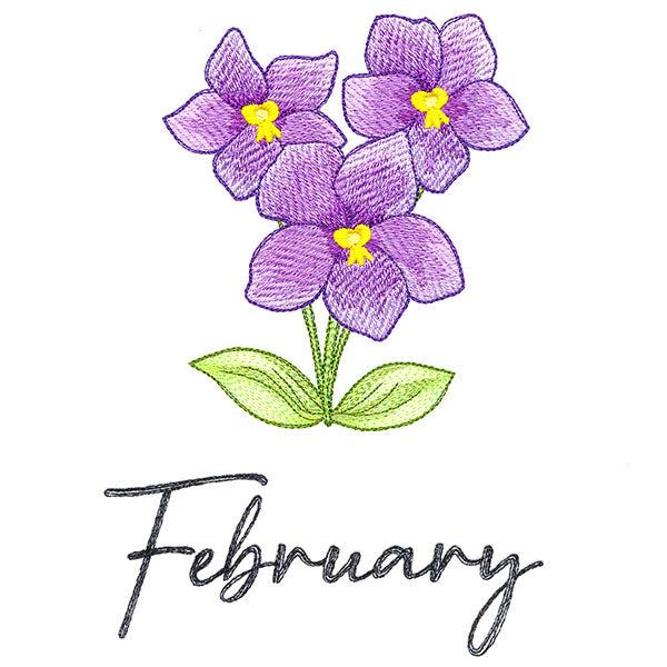Flowers of the Year - February