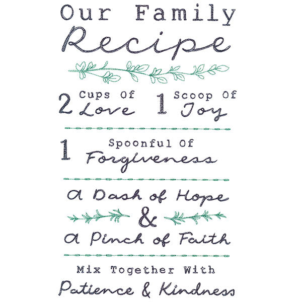 Our Family Recipe