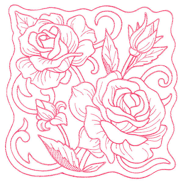 Beauty in a Stitch - Tea Rose