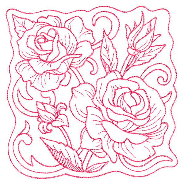 Beauty in a Stitch - Tea Rose