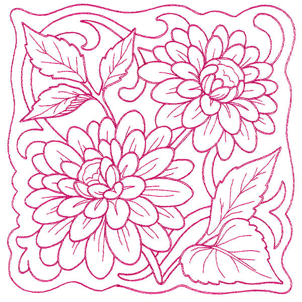 Beauty in a Stitch - Dahlia