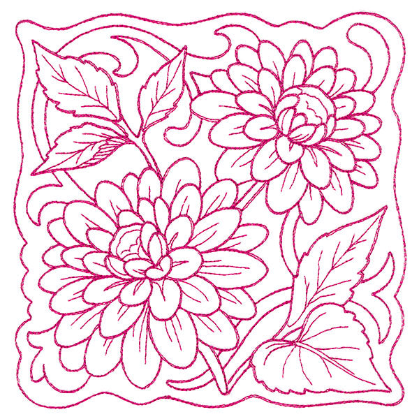 Beauty in a Stitch - Dahlia