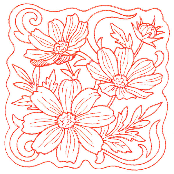 Beauty in a Stitch - Cosmos