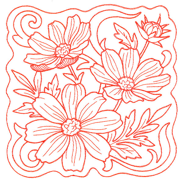 Beauty in a Stitch - Cosmos