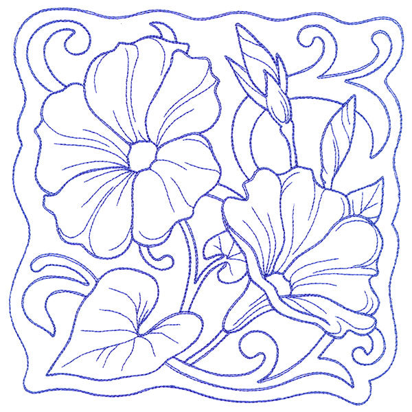 Beauty in a Stitch - Morning Glory