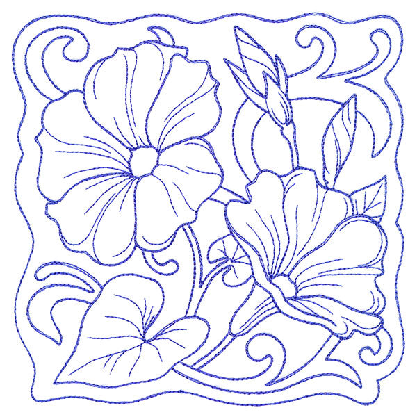 Beauty in a Stitch - Morning Glory