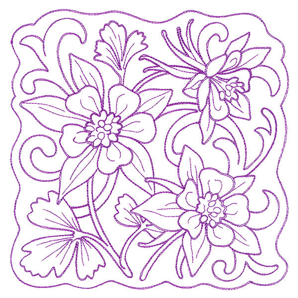 Beauty in a Stitch - Columbine