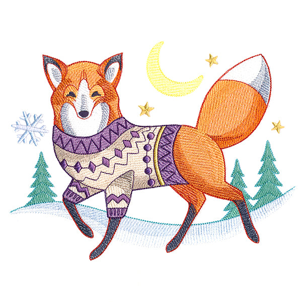 Bundled Up Fox