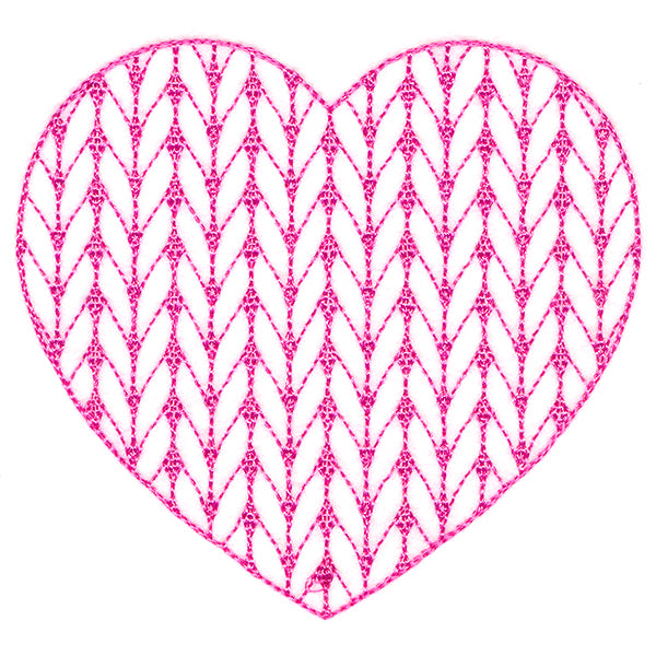 Classic Knitting Pattern Heart