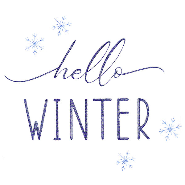 Snowy Hello Winter