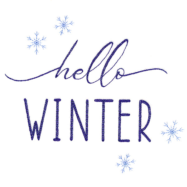 Snowy Hello Winter
