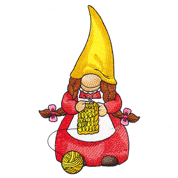 Busy Knitting Gnome