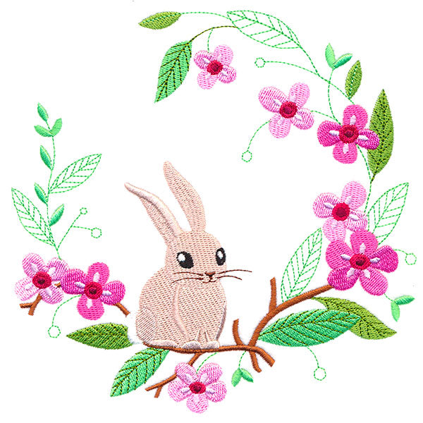 Springtime Bunny Wreath