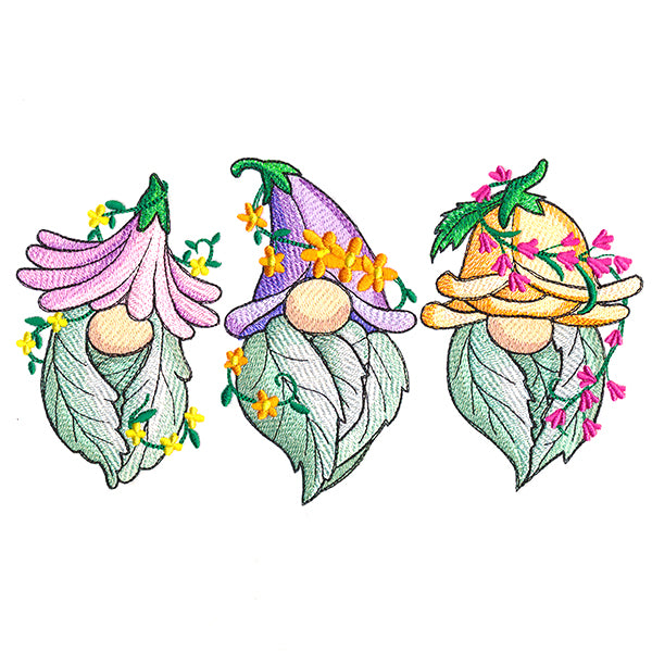 Elements of Spring Gnome Trio