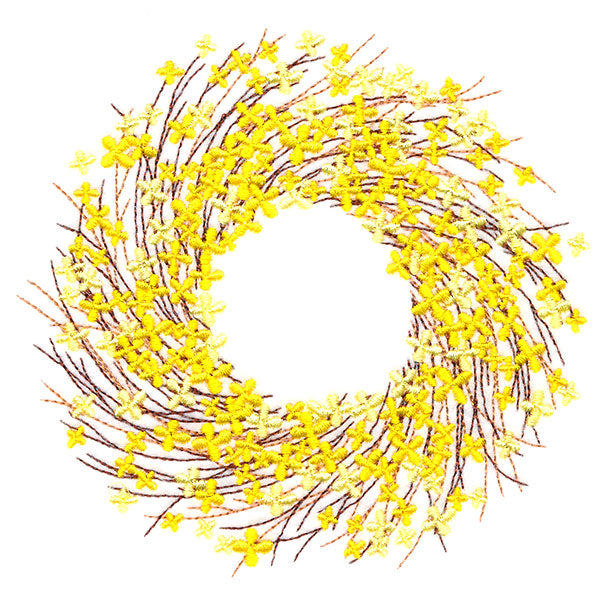 Vibrant Forsythia Wreath