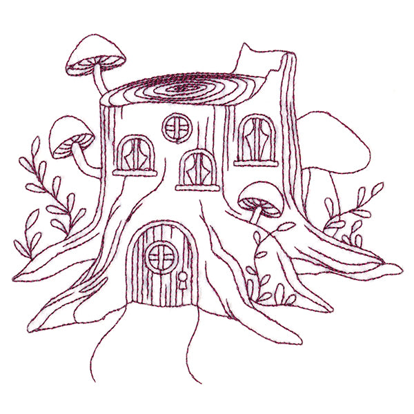 Delightful Gnome Homes - Tree Stump