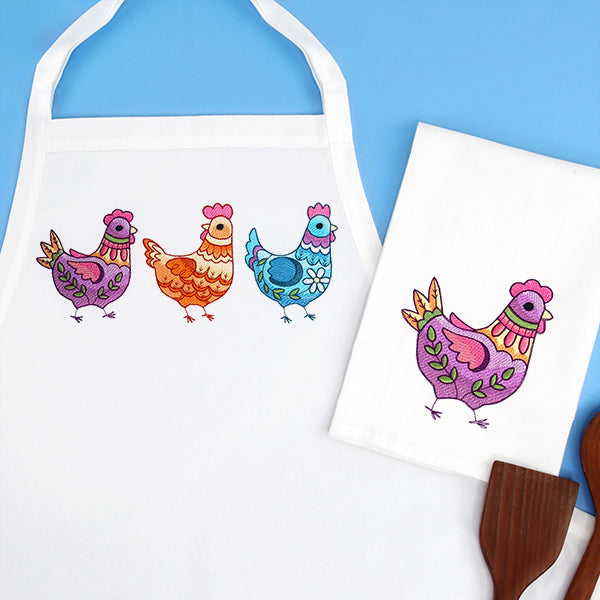 Textured and Fancy Chicken Trio