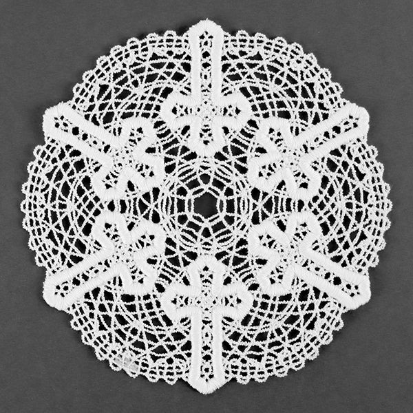 Faithful Cross Doily (Battenburg Lace)