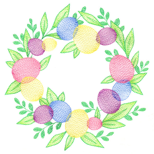 Easter Egg Delight - Wreath
