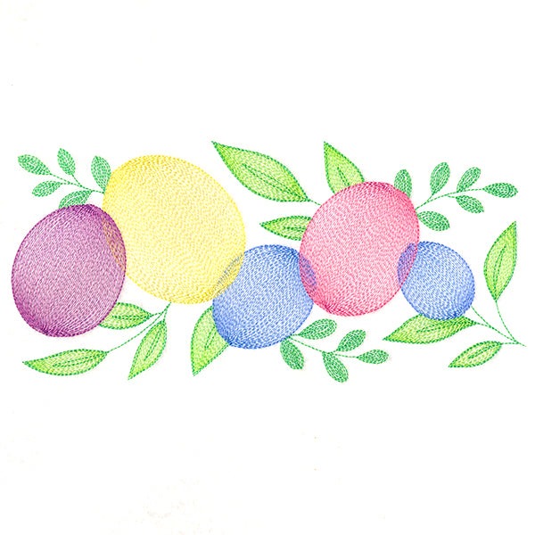 Easter Egg Delight - Border