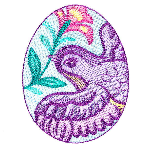 Easter Egg Artistry - Bird and Bloom