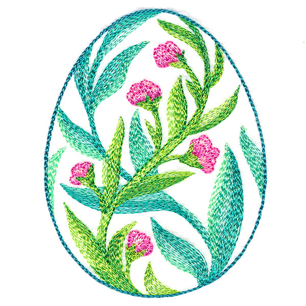 Easter Egg Artistry - Spring Flowers