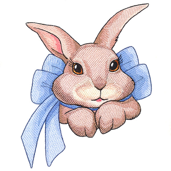 Easter Bunny with Bow