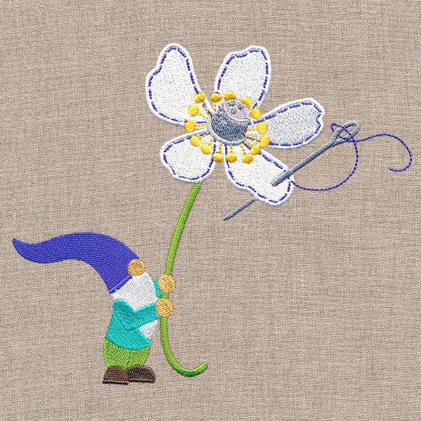 Thimble Flower Gnome