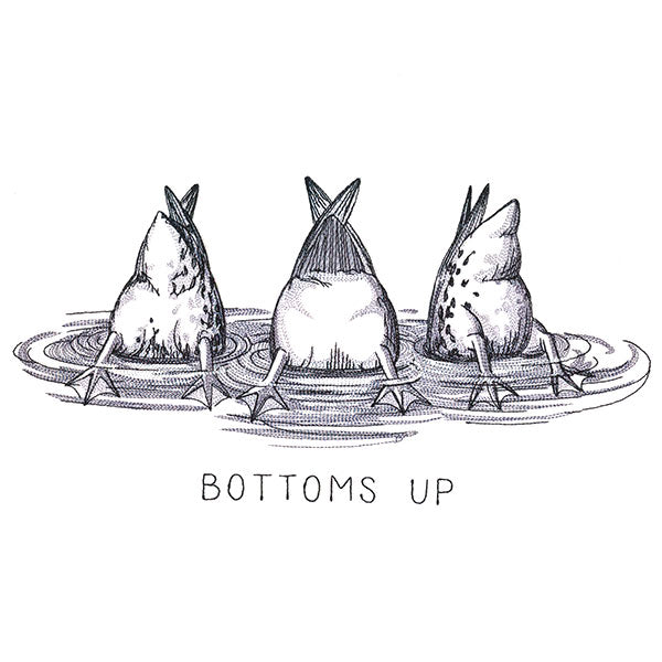 Bottoms Up Duck Butt Trio