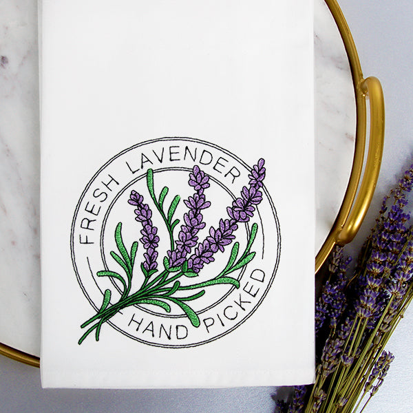 Fresh Hand Picked Lavender Stamp