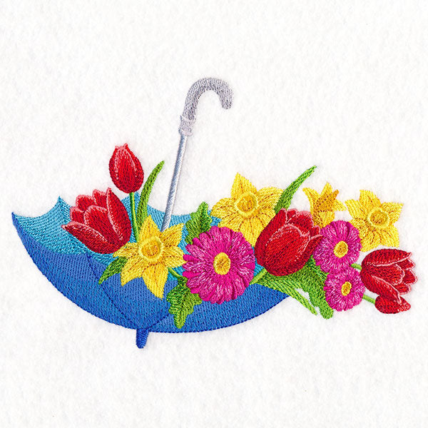 Showers and Flowers Umbrella Bouquet