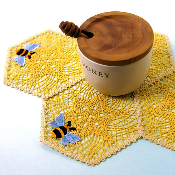 Honeycomb Doily (Battenburg Lace)