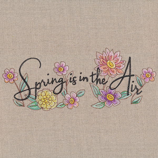 Spring is in the Air with Flowers