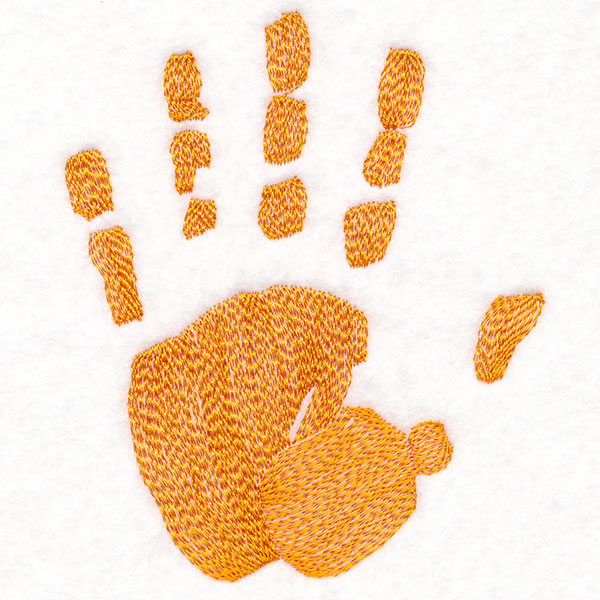 Family Handprints - Kid 1