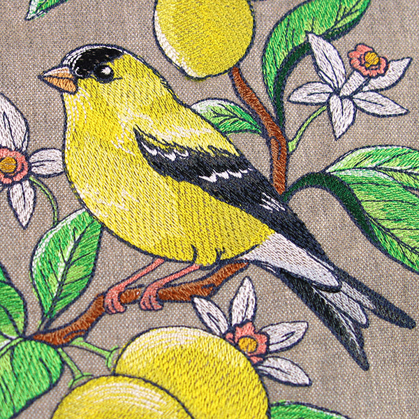 Glorious Goldfinch and Lemons