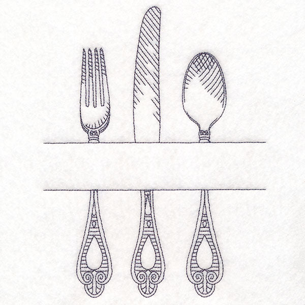 Customizable Kitchen Frame - Cutlery Set