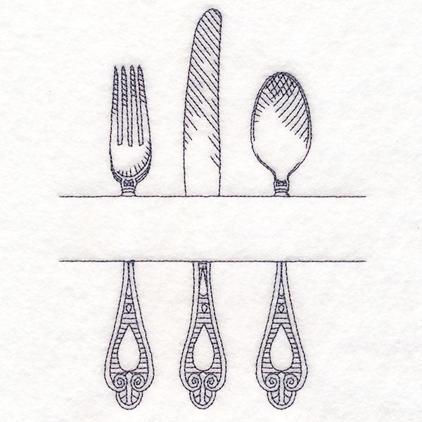 Customizable Kitchen Frame - Cutlery Set