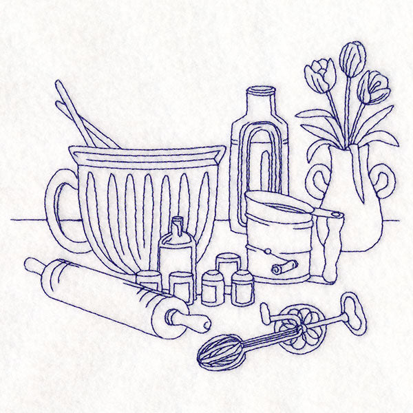 Timeless Kitchen Scenes - Baking