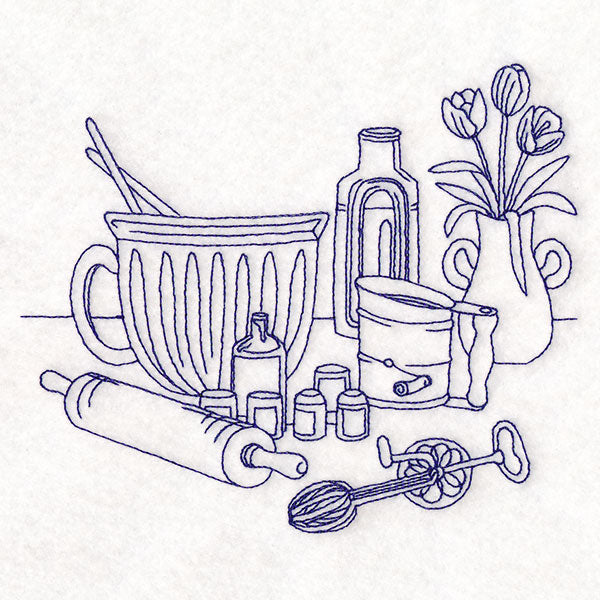 Timeless Kitchen Scenes - Baking