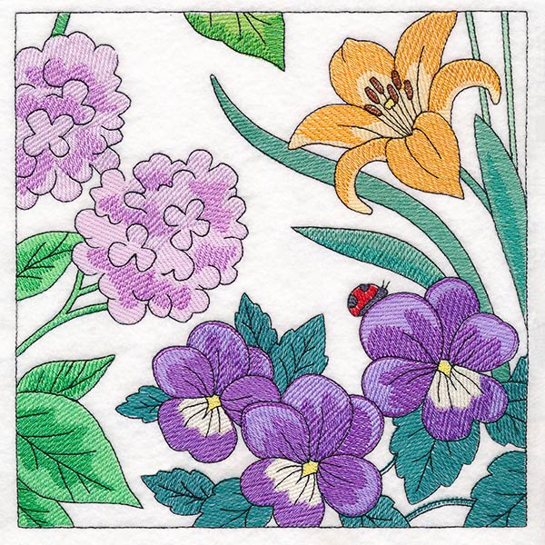 Garden Window Scene - Block 5