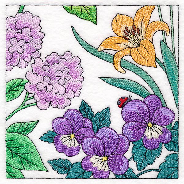 Garden Window Scene - Block 5