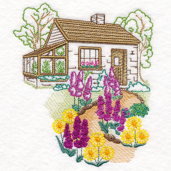 Homestead Cottage Scene