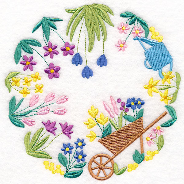 The Circle of Gardening Wreath