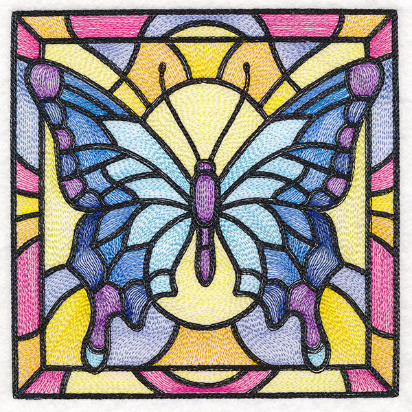 Stained Glass Garden - Butterfly 1