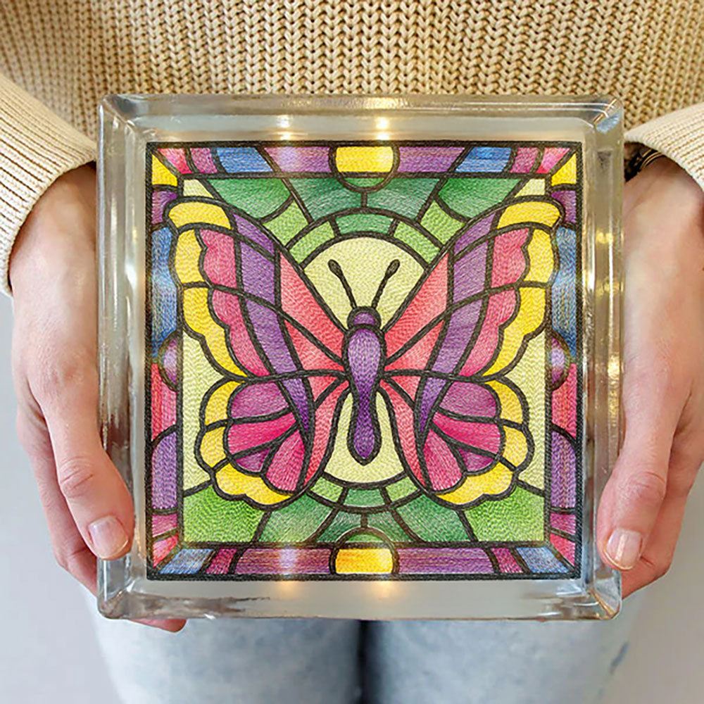 Stained Glass Garden - Butterfly 2