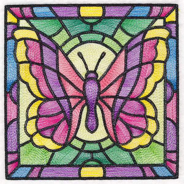 Stained Glass Garden - Butterfly 2
