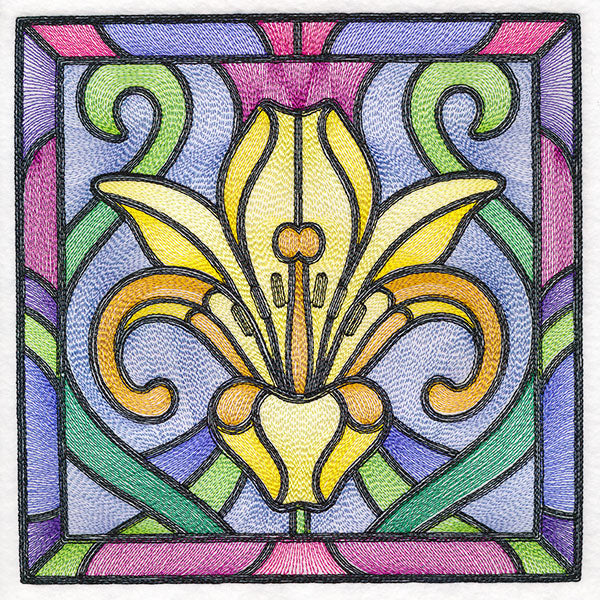 Stained Glass Garden - Lily