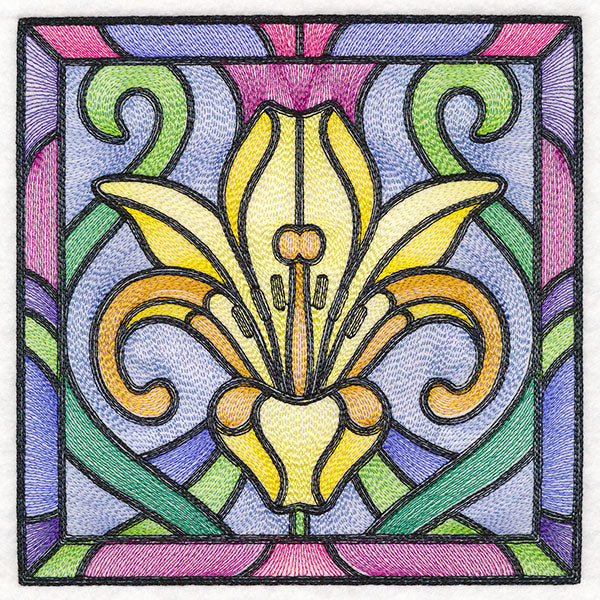 Stained Glass Garden - Lily